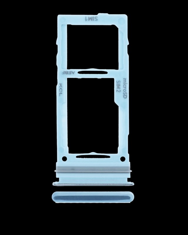 Carrellino doppia SIM per Samsung Galaxy A52 4G (A525 / 2021) / 5G (A526 / 2021) A52S 5G (A528 / 2021) (Awesome Blu)