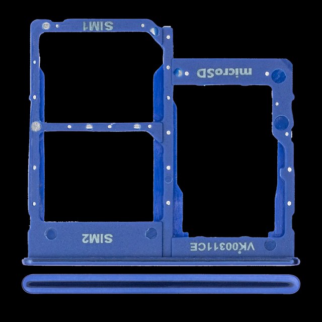 Carrellino doppia SIM per Samsung Galaxy A40 (A405 / 2019) (Blu)