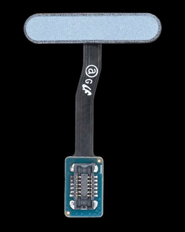 Power e Fingerprint Reader con flat per Samsung Galaxy S10E (Prism Blu)