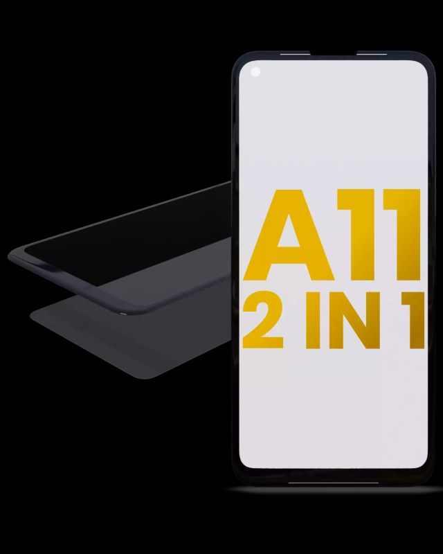 2 in 1 Vetro frontale con OCA per Samsung Galaxy A11 (US Version) (A115 / 2020)