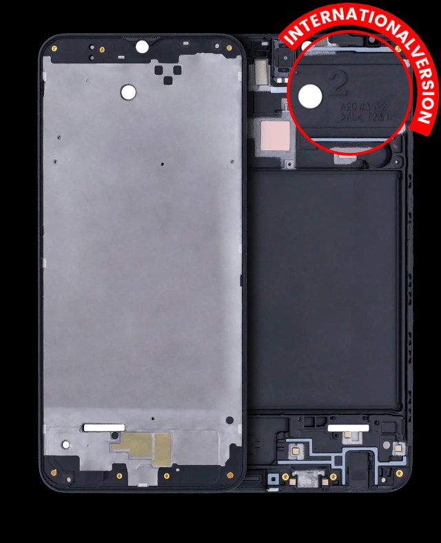 LCD-Frame per Samsung Galaxy A20 (A205 / 2019) (International Version)