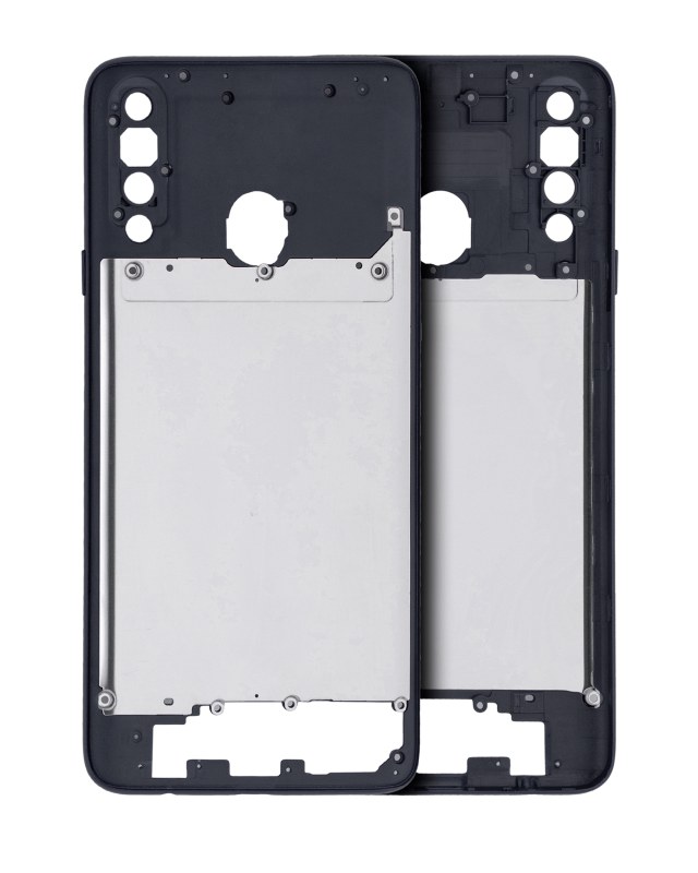 Frame centrale per Samsung Galaxy A20S (A207 / 2019) (Nero)