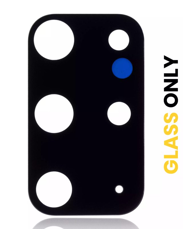 Lente fotocamera posteriore (solo vetro) con adesivo per Samsung Galaxy S20 Plus 5G (10 pezzi)