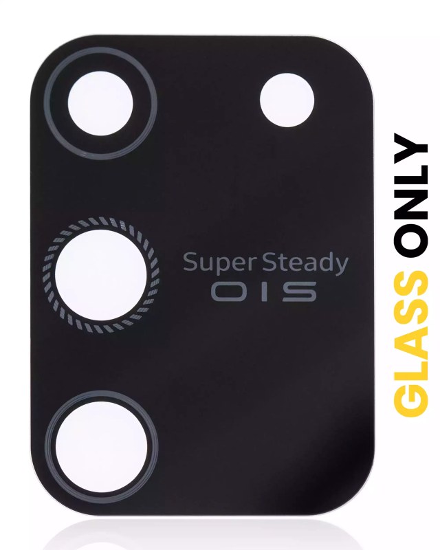 Lente fotocamera posteriore (solo vetro) con adesivo per Samsung Galaxy S10 Lite (10 pezzi)