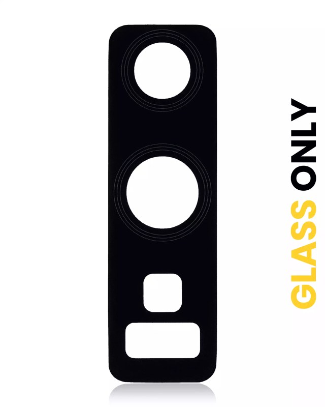 Lente fotocamera posteriore (solo vetro) con adesivo per Samsung Galaxy Note 9 (Mezzanotte Nero) (10 pezzi)