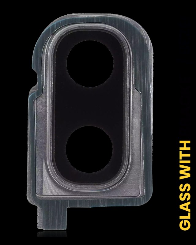 Lente fotocamera posteriore con staffa / Cornice per Samsung Galaxy Z Flip 4G (F700) / Z Flip 5G (F707) (Mystic Grigio)