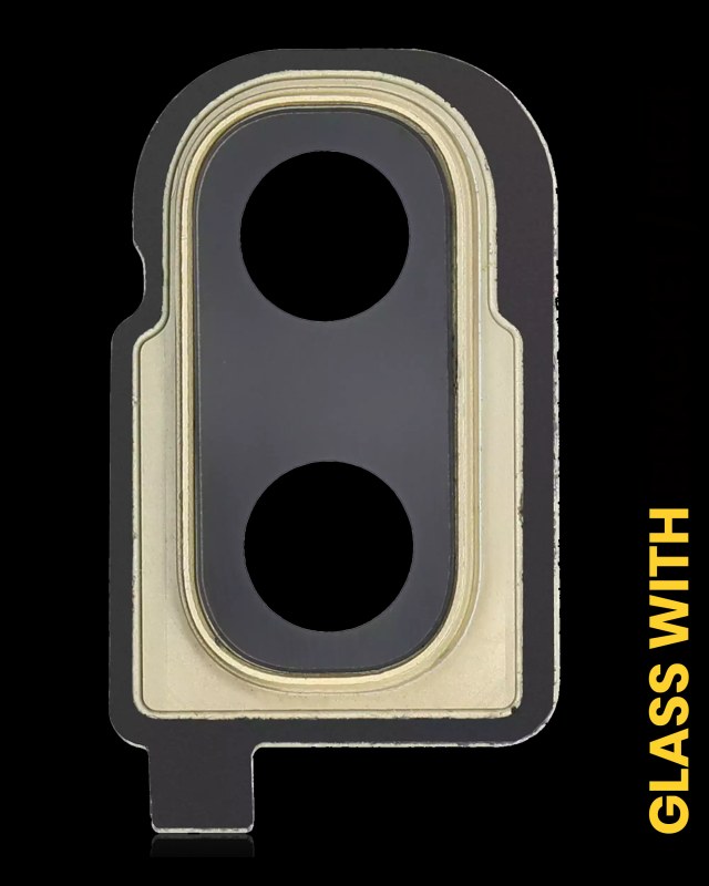 Lente fotocamera posteriore con staffa / Cornice per Samsung Galaxy Z Flip 4G (F700) / Z Flip 5G (F707) (Mirror Oro）