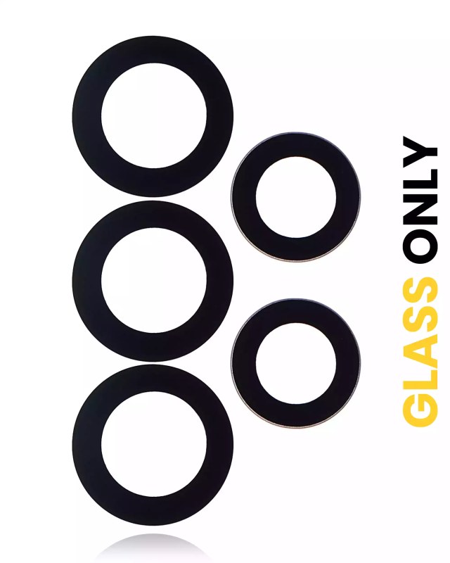 Lente fotocamera posteriore (solo vetro) con adesivo per Samsung Galaxy A72 (A725 / 2021) / A52 (A525 / 2021) / A52 5G (A526 / 2021) / A52S 5G (A528 / 2021) (5 set pezzi) (10 pezzi)