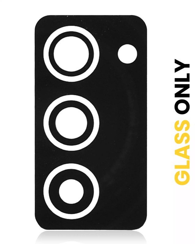 Lente fotocamera posteriore (solo vetro) con adesivo per Samsung Galaxy Z Fold 2 5G (Mystic Nero)