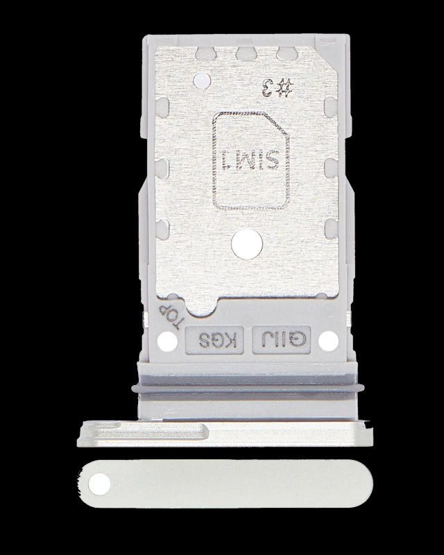 Carrellino doppia SIM per Samsung Galaxy S21 FE 5G (Bianco)