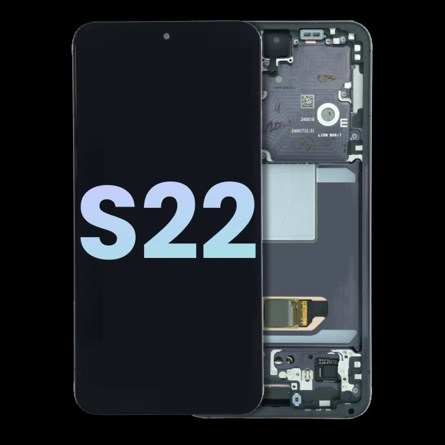 Display OLED completo con Frame per Samsung Galaxy S22 5G (Service Pack) (Phantom Nero)