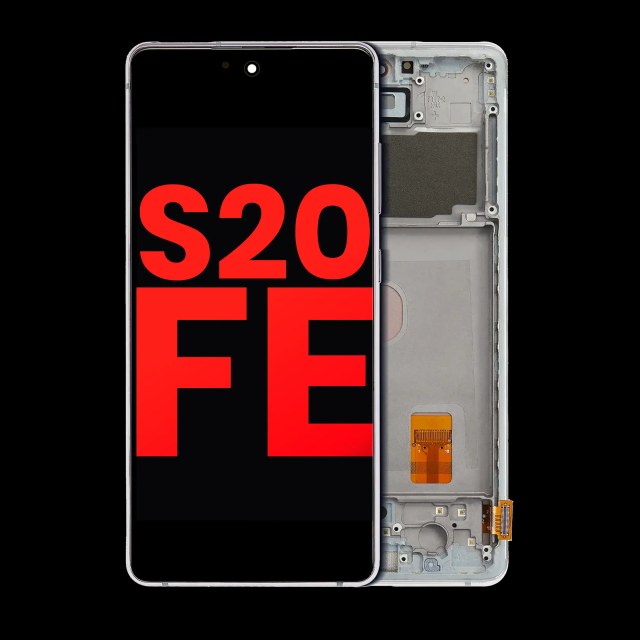 Display OLED completo con Frame per Samsung Galaxy S20 FE 4G / 5G (Cloud Mint)