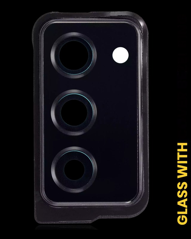 Lente fotocamera posteriore con Cover Cornice Ring per Samsung Galaxy Z Fold 2 5G (F916) (Mystic Nero)