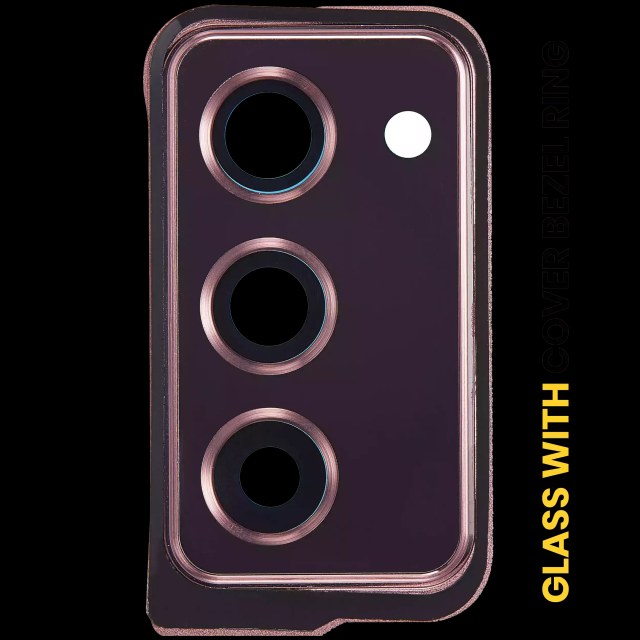 Lente fotocamera posteriore con Cover Cornice Ring per Samsung Galaxy Z Fold 2 5G (F916) (Mystic Bronze)