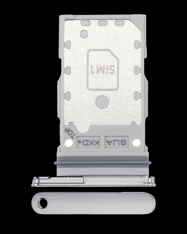 Carrellino doppia SIM per Samsung Galaxy S22 / S22 Plus (Bianco)
