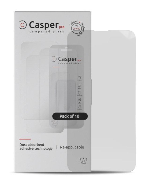 Pro Vetro temperato per iPhone 13 / 13 Pro / 14 / 16e / 17e (10 pezzi) (Trasparente)