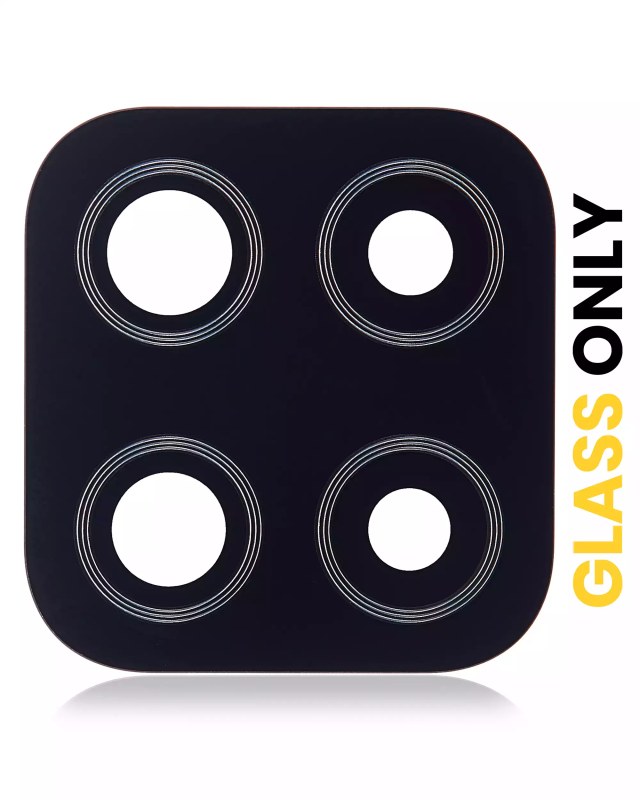 Lente fotocamera posteriore (solo vetro) con adesivo per Samsung Galaxy A12 (A125 / 2020)