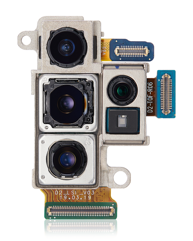 Fotocamera posteriore per Samsung Galaxy Note 10 Plus / 5G (Used Service Pack Pull: grado A)