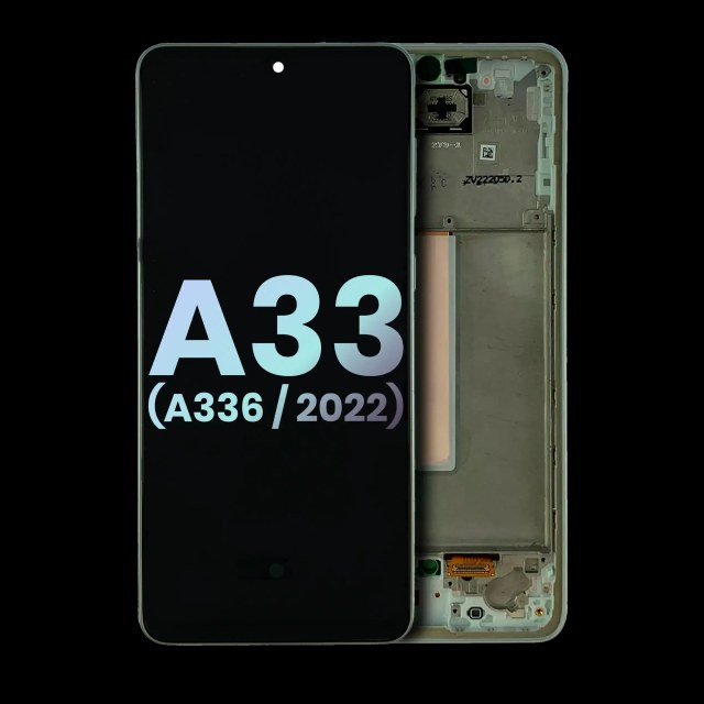 Display OLED completo con Frame per Samsung Galaxy A33 5G (A336 / 2022) (Service Pack) (Awesome Bianco)