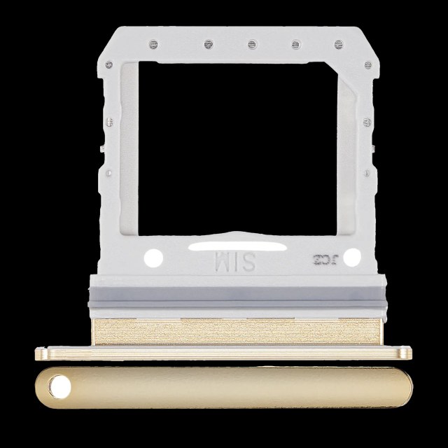 Carrellino SIM singola per Samsung Galaxy Z Flip 4G (F700) / Z Flip 5G (F707) (Mirror Oro)