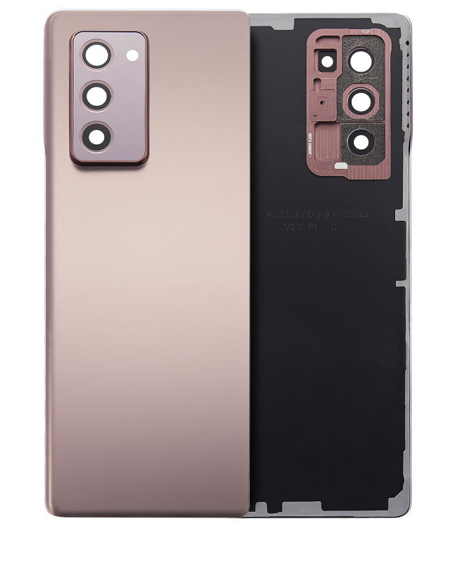 vetro cover posteriore con Vetro fotocamera per Samsung Galaxy Z Fold 2 5G (Mystic Bronze)