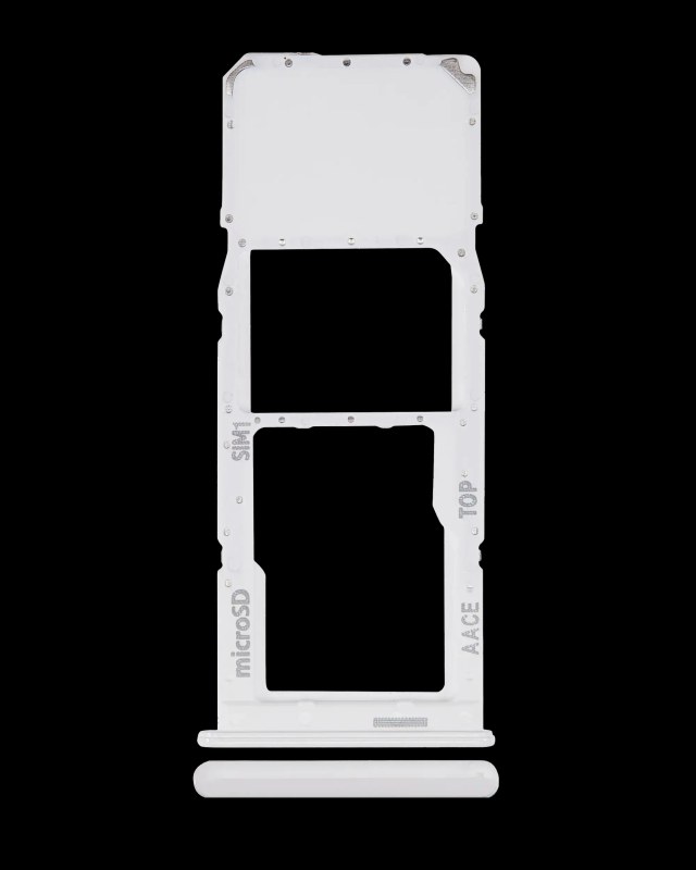 Carrellino SIM singola per Samsung Galaxy A13 (A135 / 2022) (Bianco)