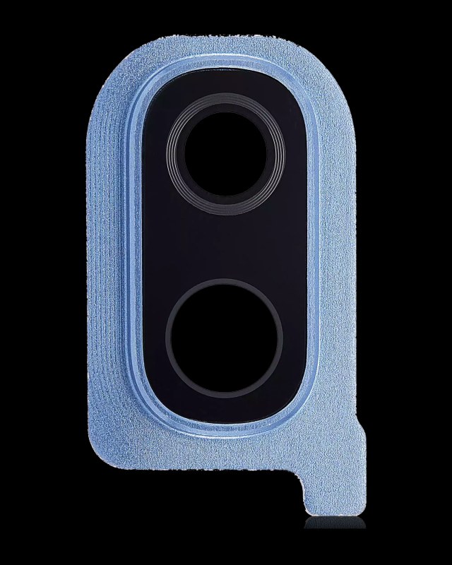 Fotocamera posteriore Vetro esterno e Cover Cornice per Samsung Galaxy A40 (A405 / 2019) (Blu)
