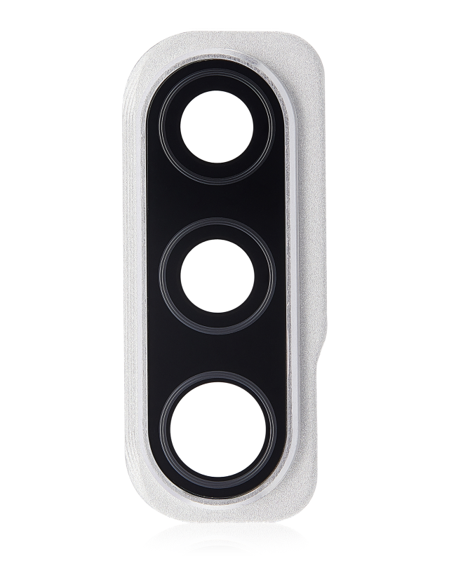 Fotocamera posteriore Vetro esterno e Cover Cornice per Samsung Galaxy A50S (A507 / 2019) (Prism Crush Bianco)