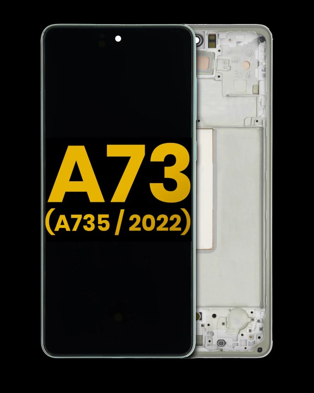 Display OLED completo con Frame per Samsung Galaxy A73 (A735 / 2022) (Refurbished) (Mint)