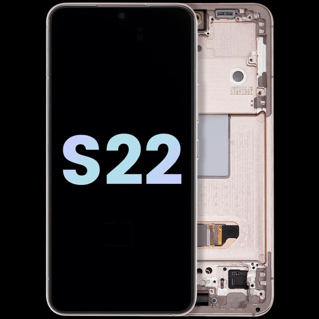 Display OLED completo con Frame per Samsung Galaxy S22 5G (Service Pack) (Rosa Oro)