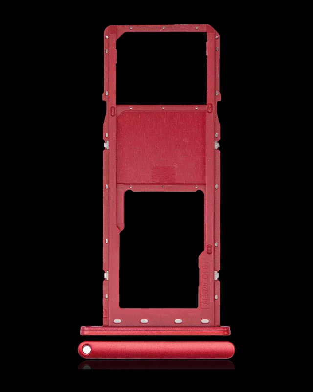 Carrellino SIM singola per Samsung Galaxy A02S (A025 / 2020) / A03 (A035 / 2021) (Rosso)