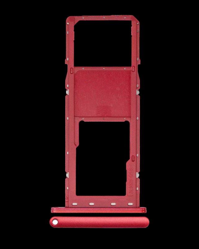 Carrellino SIM singola per Samsung Galaxy A02S (A025 / 2020) (Rosso)