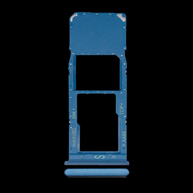 Carrellino SIM singola per Samsung Galaxy A12 (A125 / 2020) (Blu)