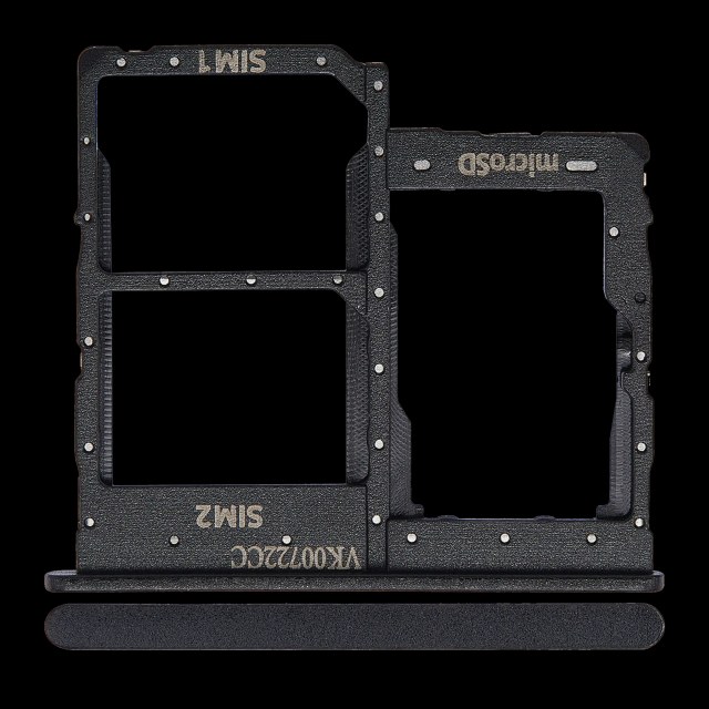 Carrellino doppia SIM per Samsung Galaxy A01 Core (A013 / 2020) (Nero)