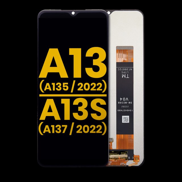 Display LCD completo senza Frame per Samsung Galaxy A13 4G (A135 / 2022) / A13s (A137 / 2022) (Refurbished) (tutti i colori)