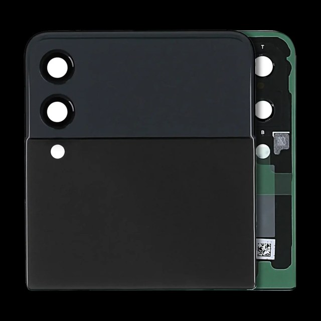 Outer Display OLED completo per Samsung Galaxy Z Flip 3 5G (Service Pack) (Phantom Nero)
