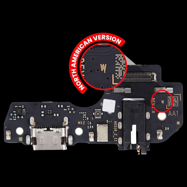 Connettore di ricarica Scheda con jack cuffie per Samsung Galaxy A03S (A037U / 2021) (US Version) (Premium)