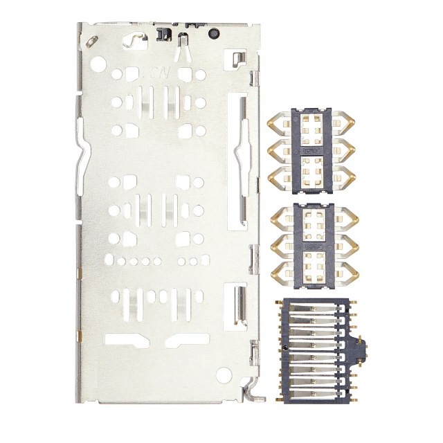Sim Card Reader per Samsung Galaxy A11 (A115 / 2020) / A13 (A135 / 2022) / A13 5G (A136 / 2021) (4 set pezzi)