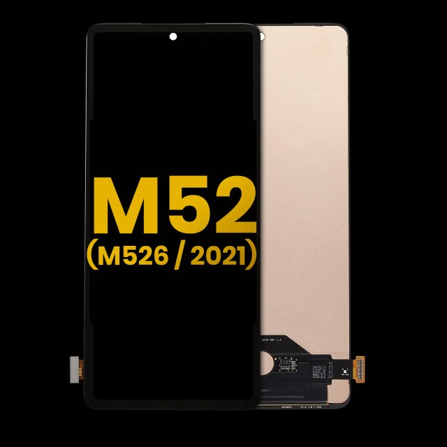 Display OLED completo senza Frame per Samsung Galaxy M52 5G (M526 / 2021) (Refurbished) (tutti i colori)