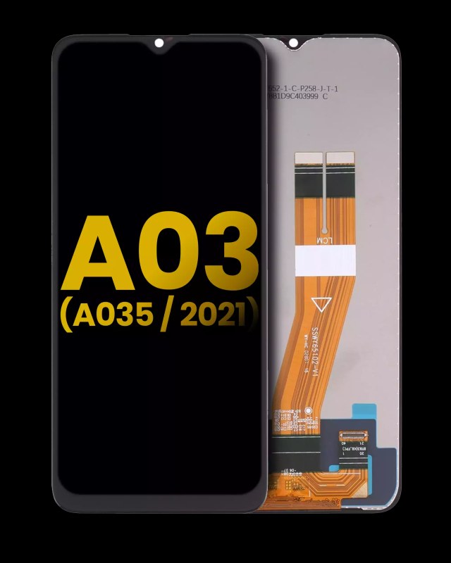 Display LCD completo senza Frame per Samsung Galaxy A03 (A035 / 2021) (Refurbished) (tutti i colori)