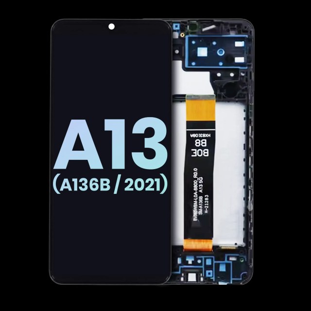 Display LCD completo con Frame per Samsung Galaxy A13 5G (A136B / 2021) (International Version) (Service Pack) (tutti i colori)