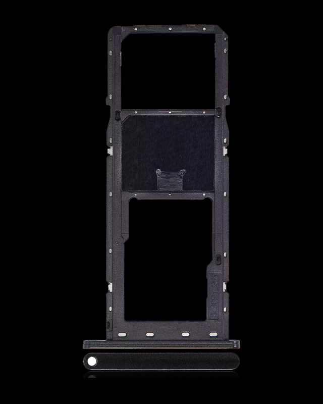 Carrellino SIM singola per Samsung Galaxy A03S (A037F / 2021) (Nero)