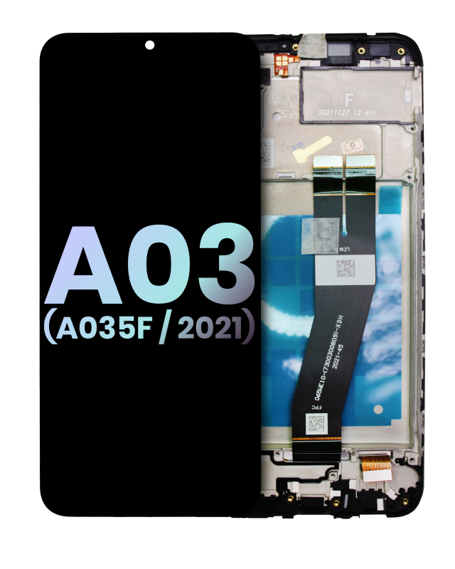 Display LCD completo con Frame per Samsung Galaxy A03 (A035 / 2021) (International Version) (Service Pack) (tutti i colori)