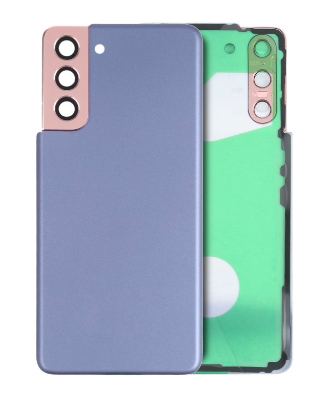 vetro cover posteriore con Vetro fotocamera per Samsung Galaxy S21 5G (No Logo) (Phantom Violet)