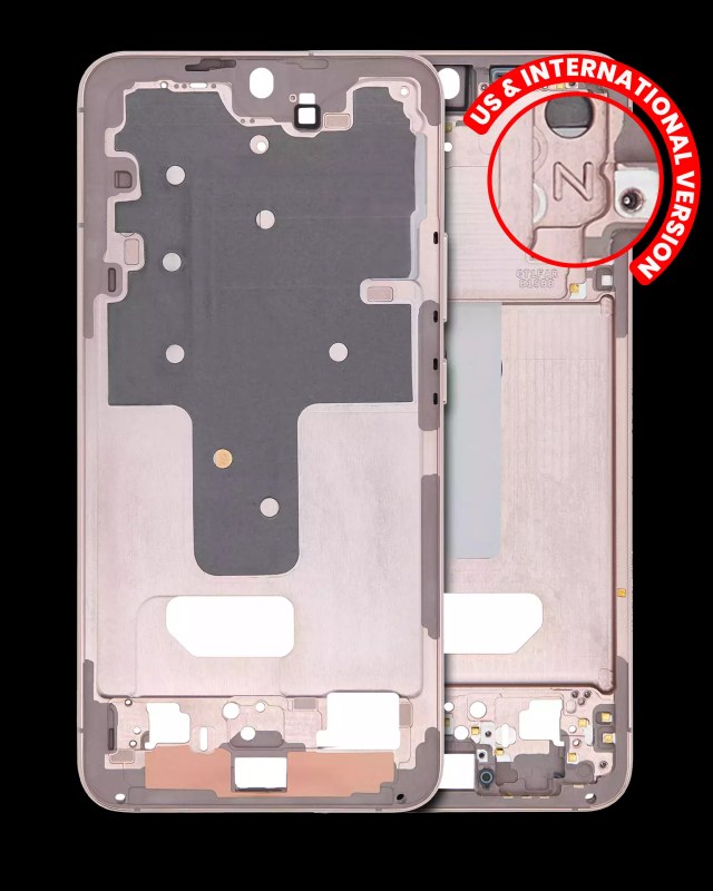 Frame centrale per Samsung Galaxy S22 Plus 5G (US e International Version) (Violet / Rosa / Oro)
