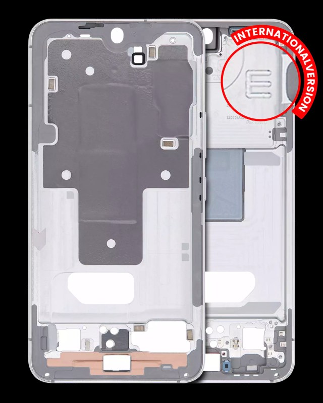 Frame centrale per Samsung Galaxy S22 5G (International Version) (Bianco)