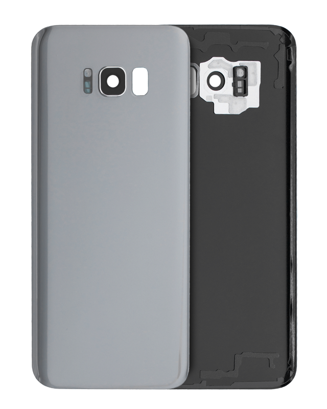 vetro cover posteriore con Vetro fotocamera per Samsung Galaxy S8 Plus (Service Pack) (Arctic Argento)