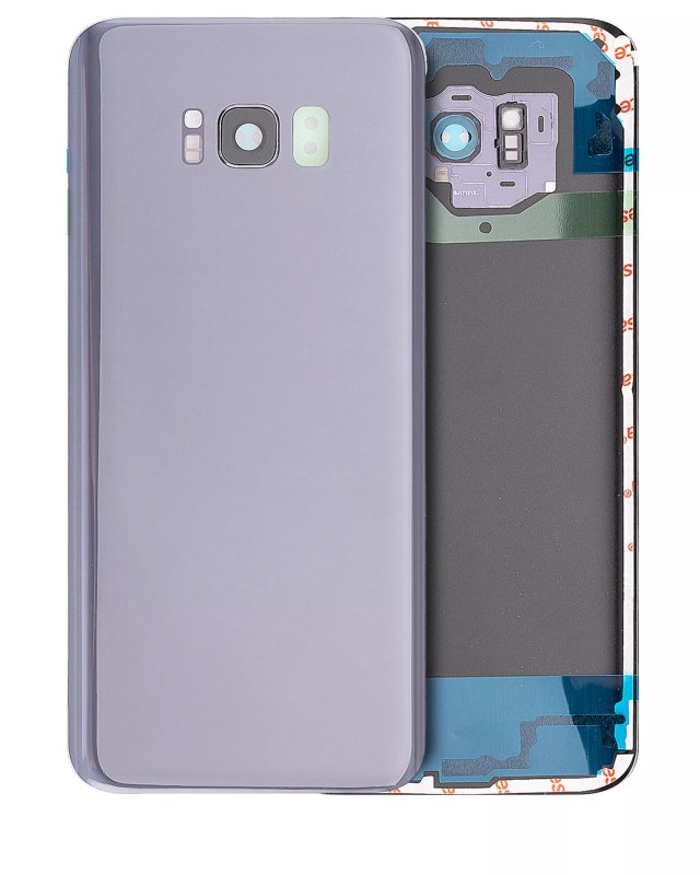 vetro cover posteriore con Vetro fotocamera per Samsung Galaxy S8 Plus (Service Pack) (Orchid Grigio)