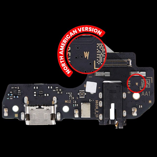 Connettore di ricarica Scheda con jack cuffie per Samsung Galaxy A03S (A037U / 2021) (US Version)