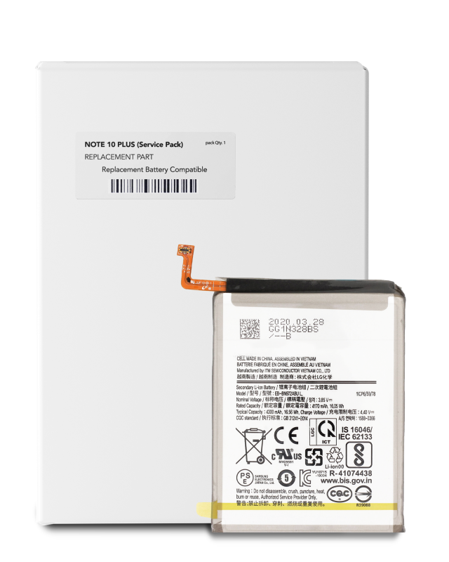 Batteria di ricambio per Samsung Galaxy Note 10 Plus (Service Pack)